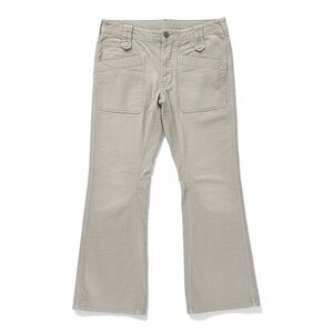 🔥 Vintage Diesel Bootcut Flare Corduroy Pants – Beige/Grey Neutral – Size 31